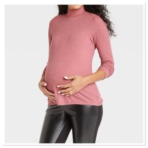 The Nines By Hatch Long Sleeve Turtleneck Maternity